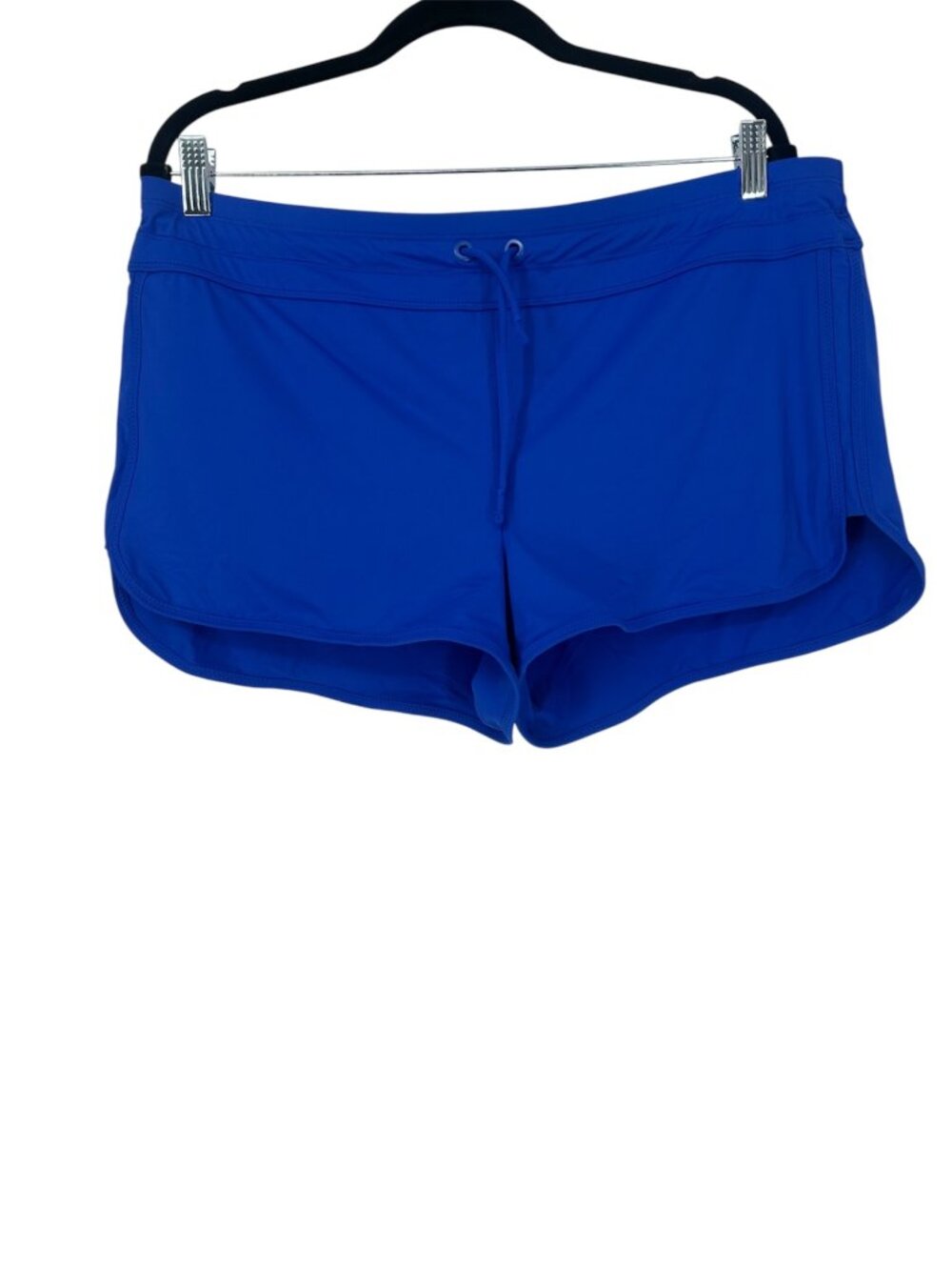 Athleta Royal Blue Nylon Lycra Athletic Shorts Large L Running Performance - Picture 2 of 10